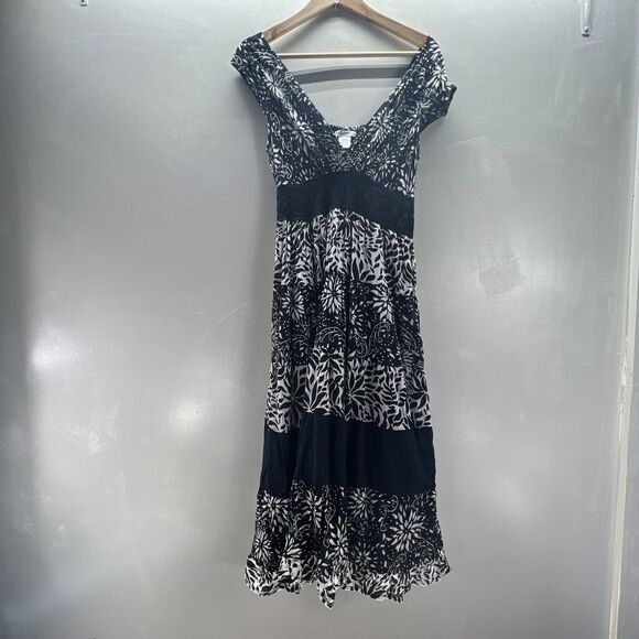 Hannah Dress Women’s Size Small Bohemian Floral MIDI Sundress - Picture 1 of 11